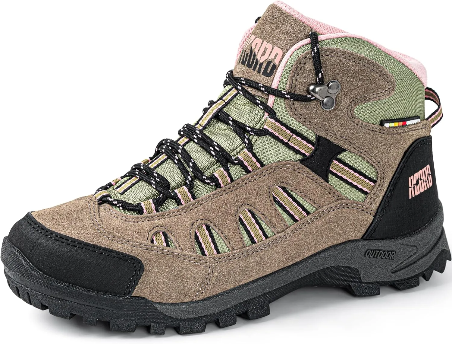 @ R CORD Womens Hiking Boots Waterproof Lightweight Hiking Boots Women Ankle Support Hiking Shoes Backpacking Boots Breathable Non-slip Hiking Boot for Outdoors