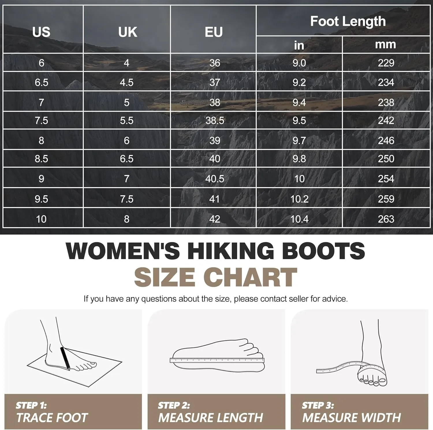 @ R CORD Womens Hiking Boots Waterproof Lightweight Hiking Boots Women Ankle Support Hiking Shoes Backpacking Boots Breathable Non-slip Hiking Boot for Outdoors