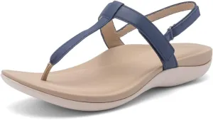 ABEO Oasis T-Strap Sandals For Women | Arch Support Sandals | Built-In Orthotic Insole | Plantar Fasciitis Pain Relief