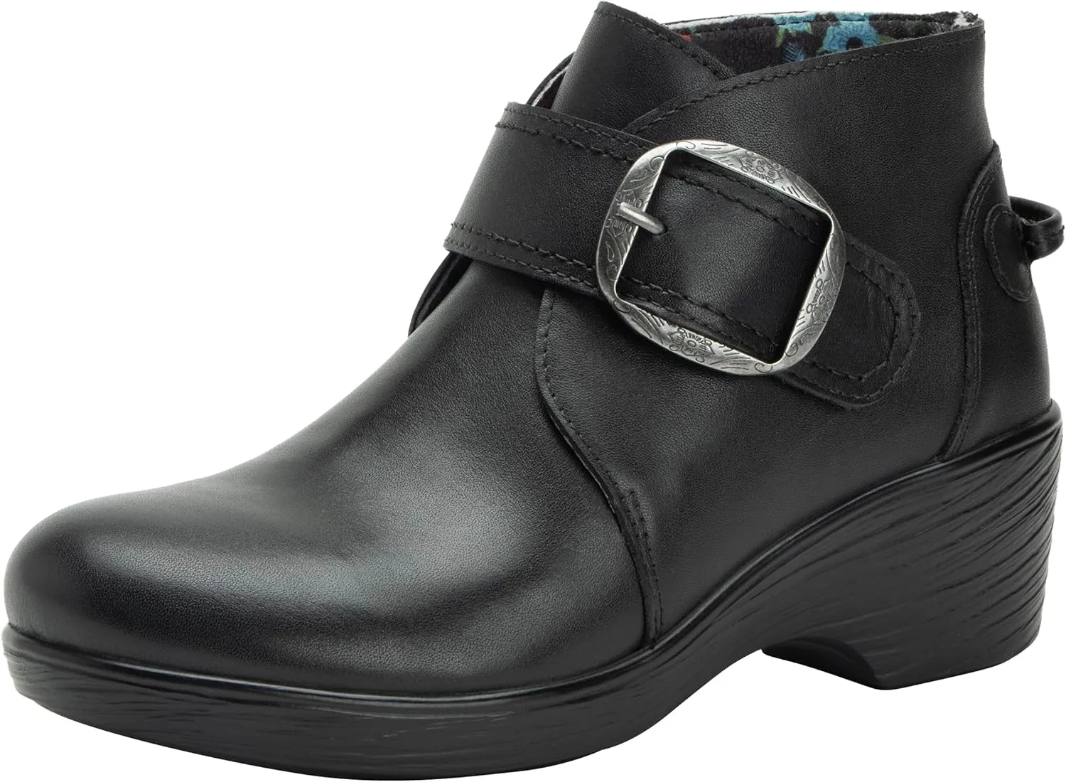 Alegria Symone Womens Leather Wedge Boots