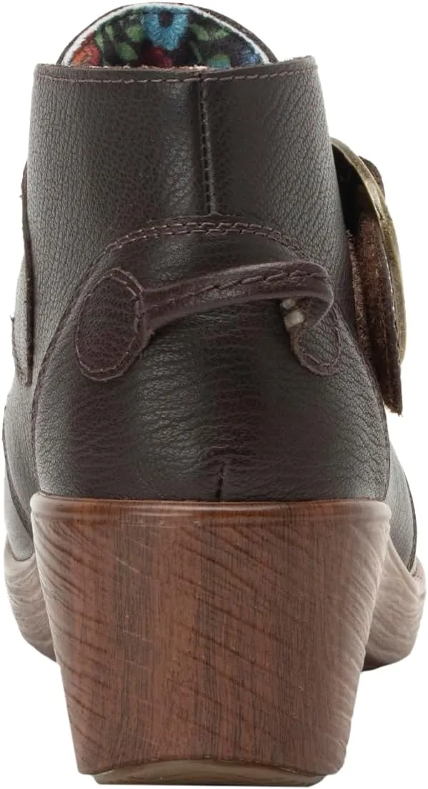 Alegria Symone Womens Leather Wedge Boots