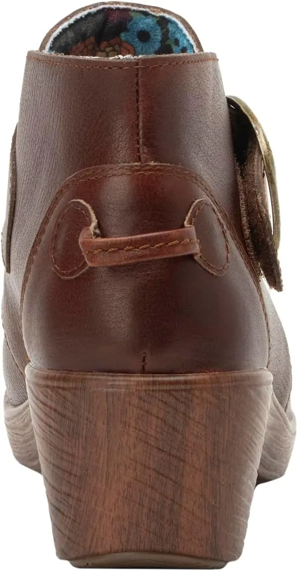 Alegria Symone Womens Leather Wedge Boots