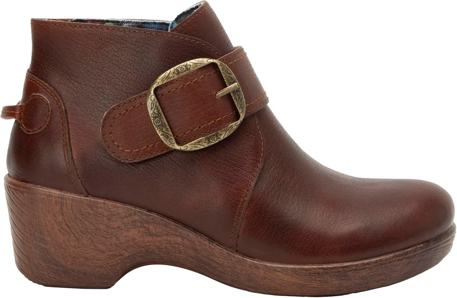 Alegria Symone Womens Leather Wedge Boots