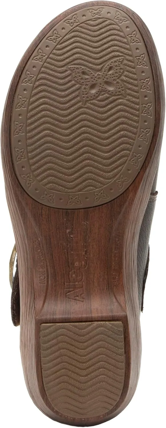 Alegria Symone Womens Leather Wedge Boots