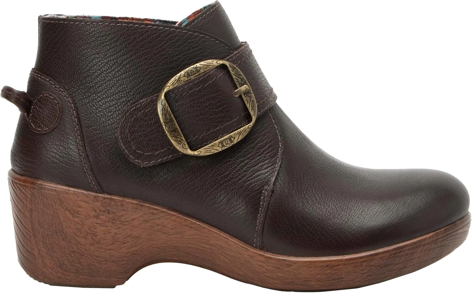 Alegria Symone Womens Leather Wedge Boots