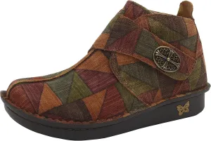 Alegria Womens Caiti Patchwork Leather Boots 10.5-11 M US