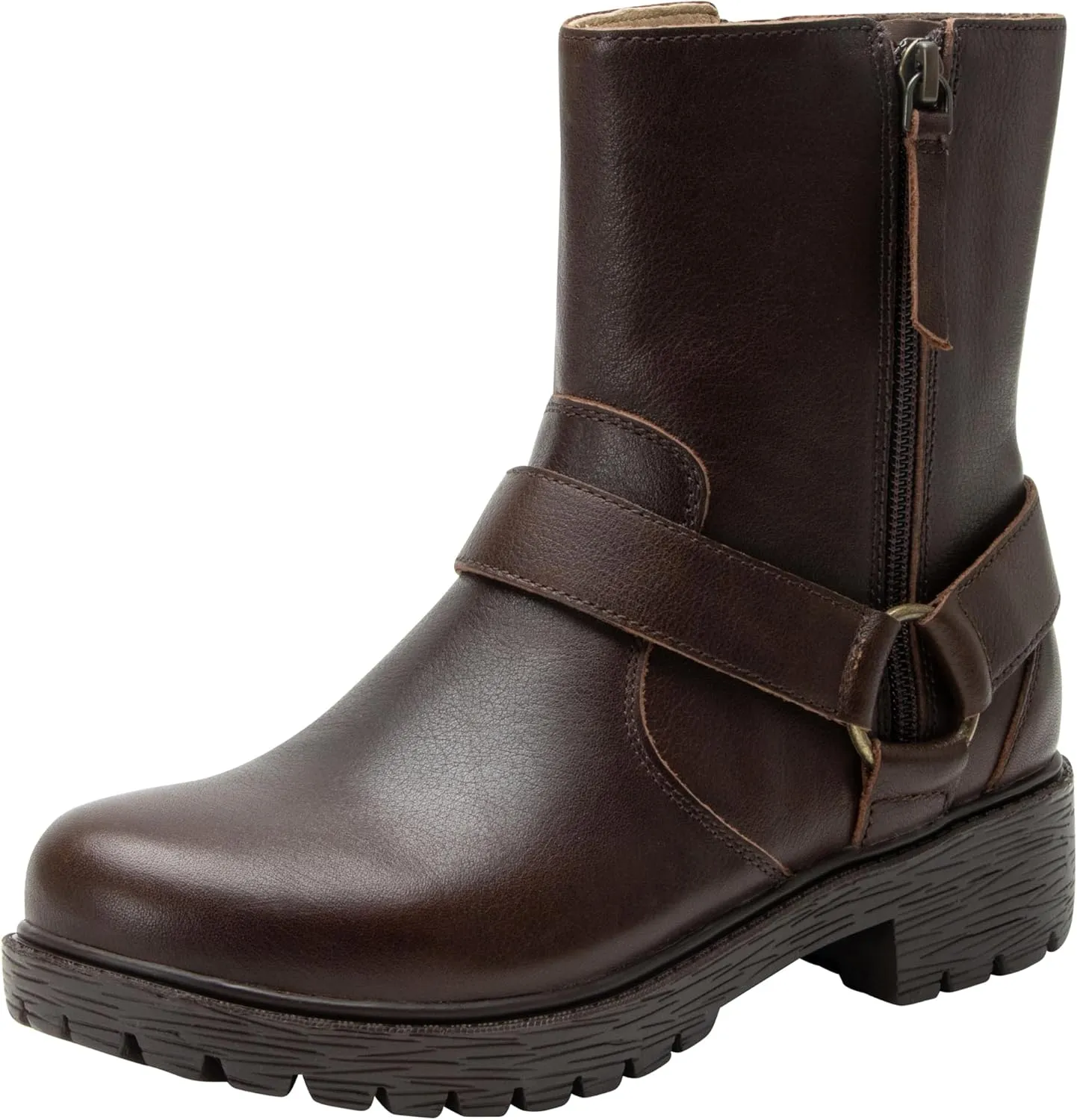 Alegria Womens Olympia Moto Tall Leather Mid Calf Boot