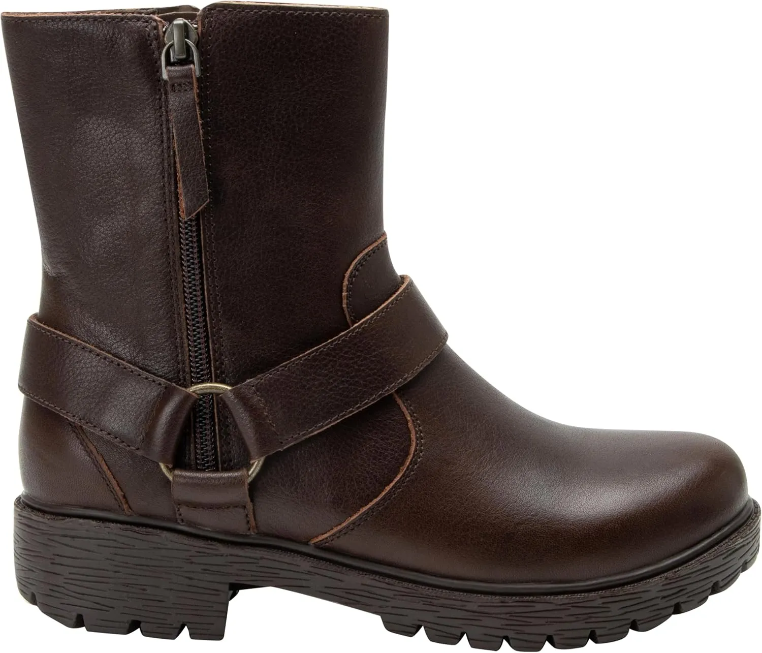 Alegria Womens Olympia Moto Tall Leather Mid Calf Boot