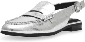 Anne Klein Womens Birdie Patent Penny Slingbacks