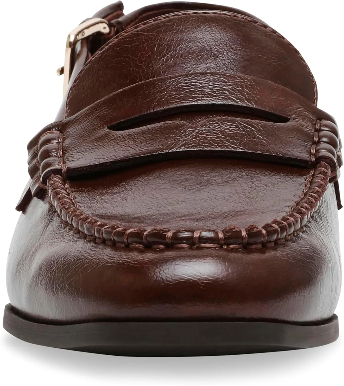 Anne Klein Womens Birdie Patent Penny Slingbacks