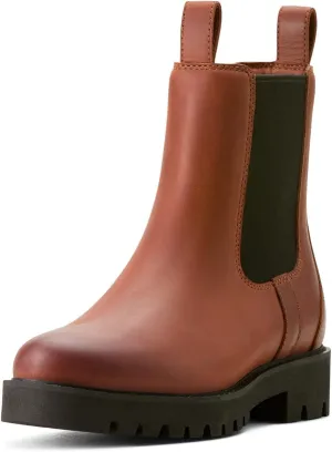 ARIAT Women's Wexford Lug Mid Waterproof Chelsea Boot
