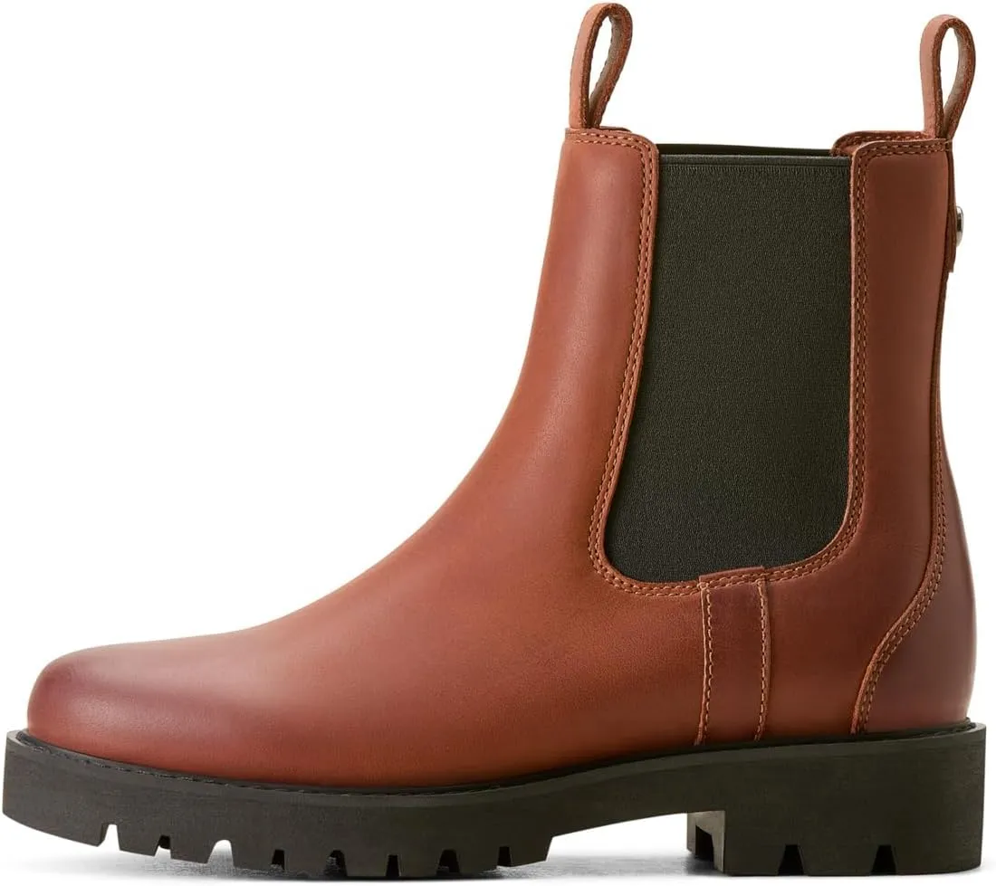 ARIAT Women's Wexford Lug Mid Waterproof Chelsea Boot