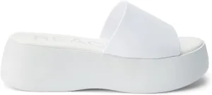 BEACH by Matisse Womens Solar Platform Slide Casual Sandals Casual Mid Heel 2-3" - Black