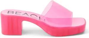 BEACH by Matisse womens Wade Block Clear Jelly Sandal