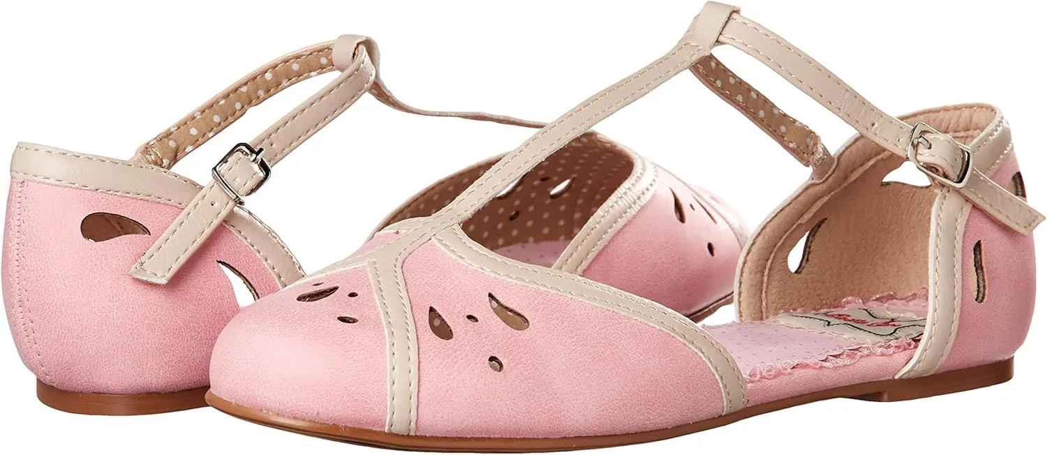 Bettie Page Women's Pinup, Retro, Vintage Mary Jane Flat