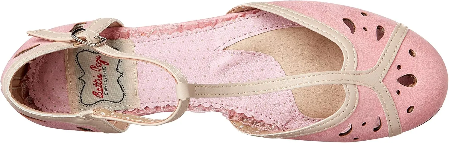 Bettie Page Women's Pinup, Retro, Vintage Mary Jane Flat