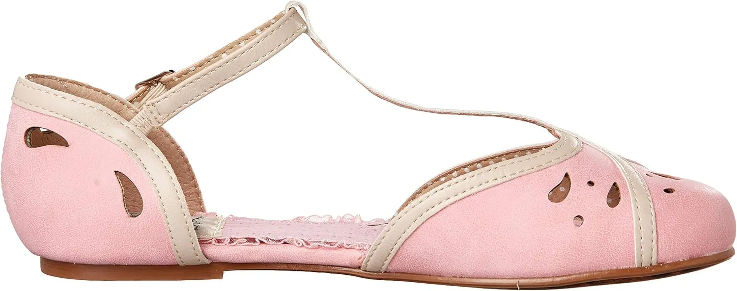 Bettie Page Women's Pinup, Retro, Vintage Mary Jane Flat