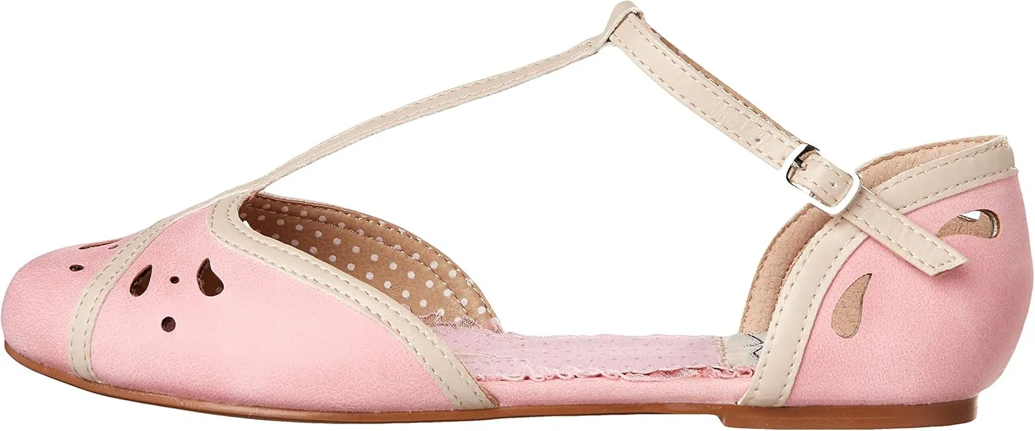 Bettie Page Women's Pinup, Retro, Vintage Mary Jane Flat