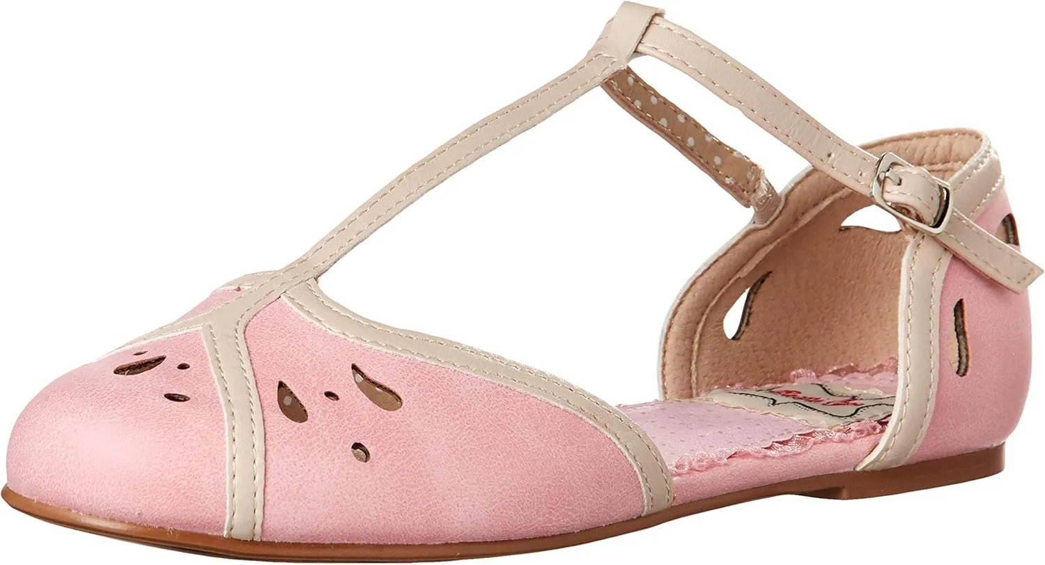 Bettie Page Women's Pinup, Retro, Vintage Mary Jane Flat