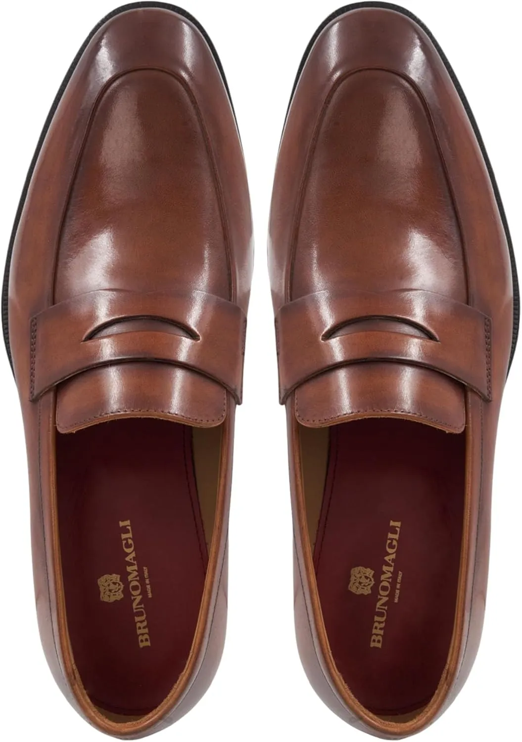 Bruno Magli Men's Maioco Napa Penny Italian Leather Shoes