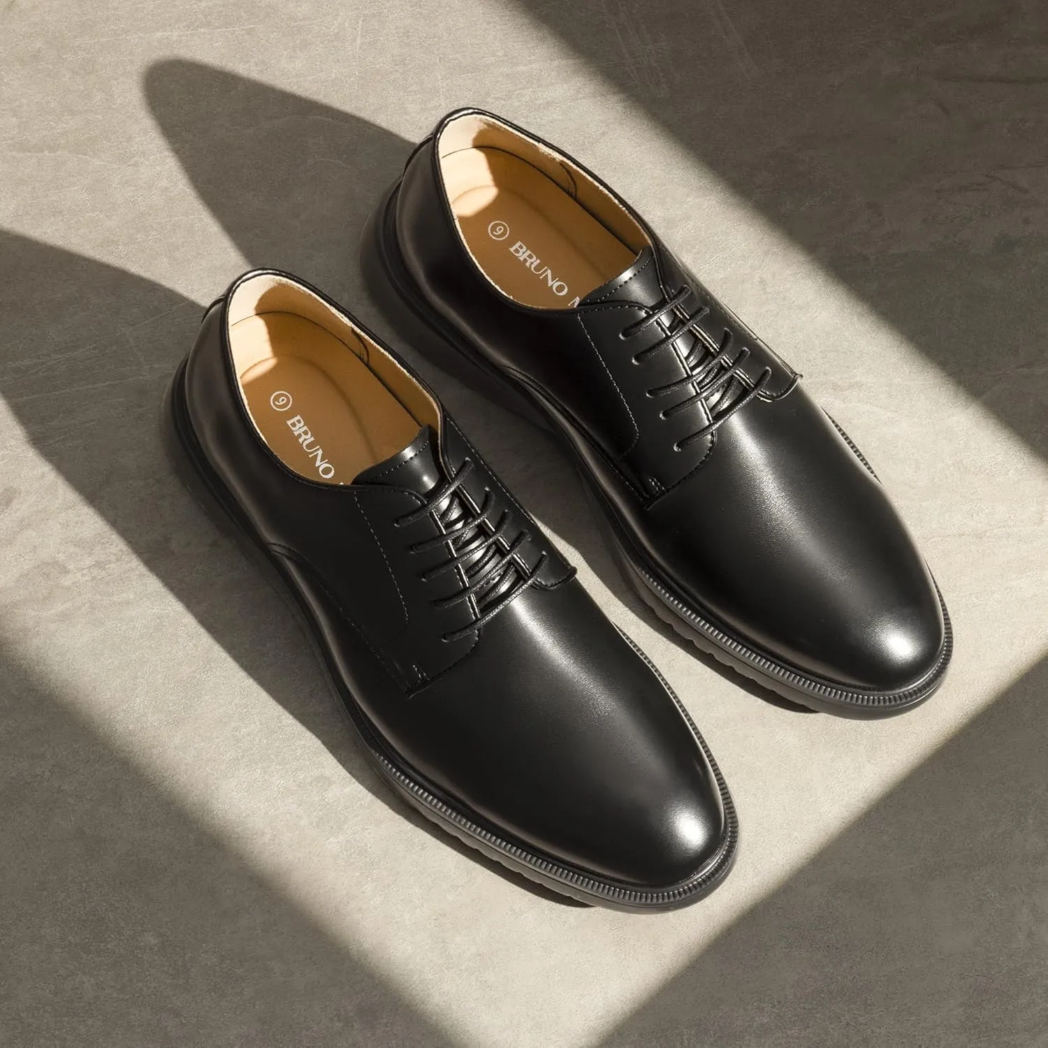 Bruno Marc Men's MaxFlex Polish Casual Dress Lace-Up Oxfords Business Formal Derby Sneakers