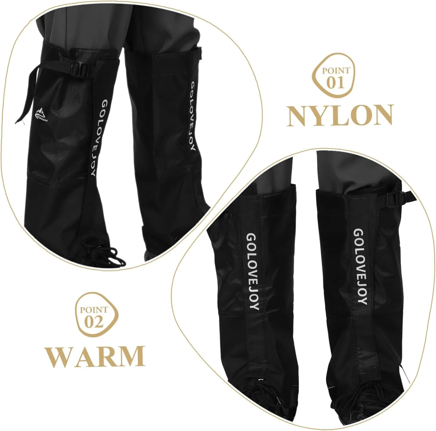 Camping Leg Cover Snow Legging Gaiter Outdoor Hiking Boot Gaiters Hiking Leg Covers Leg Gaiters for
