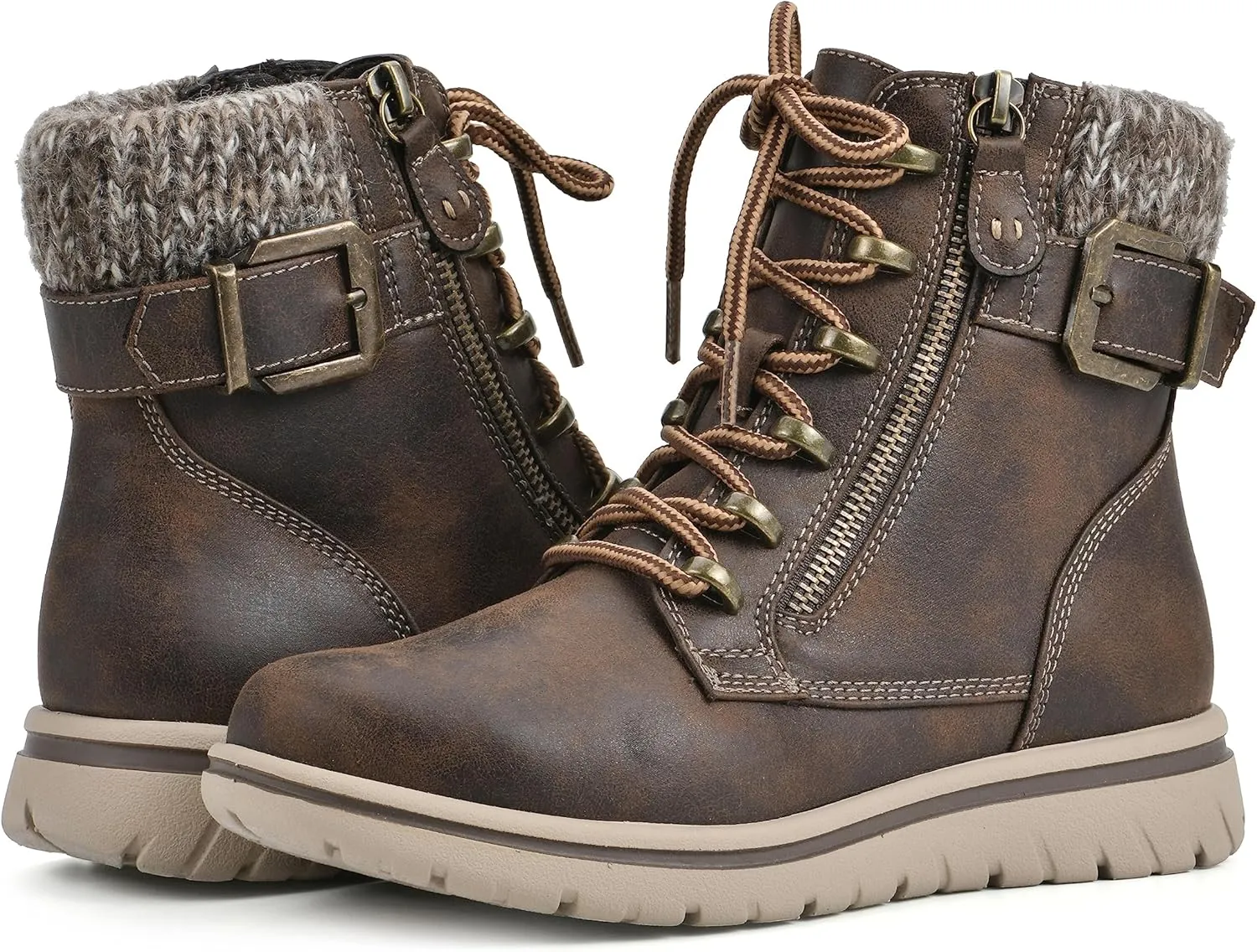 CLIFFS BY WHITE MOUNTAIN Women's Hearten Cushioned City Hiker Ankle Bootie