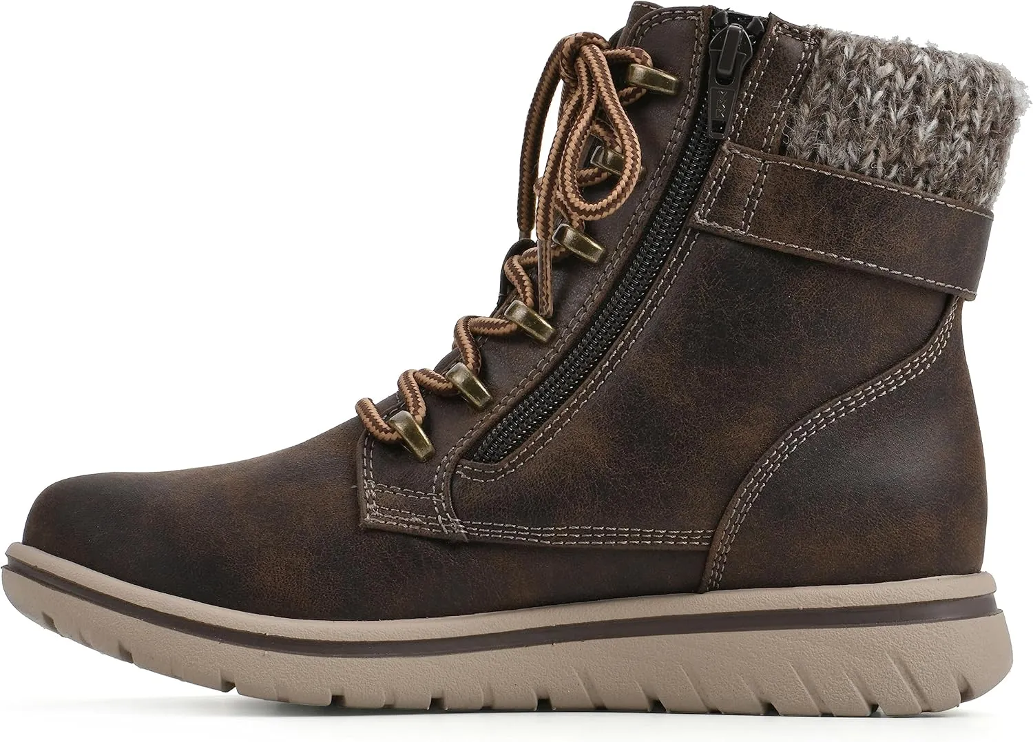 CLIFFS BY WHITE MOUNTAIN Women's Hearten Cushioned City Hiker Ankle Bootie