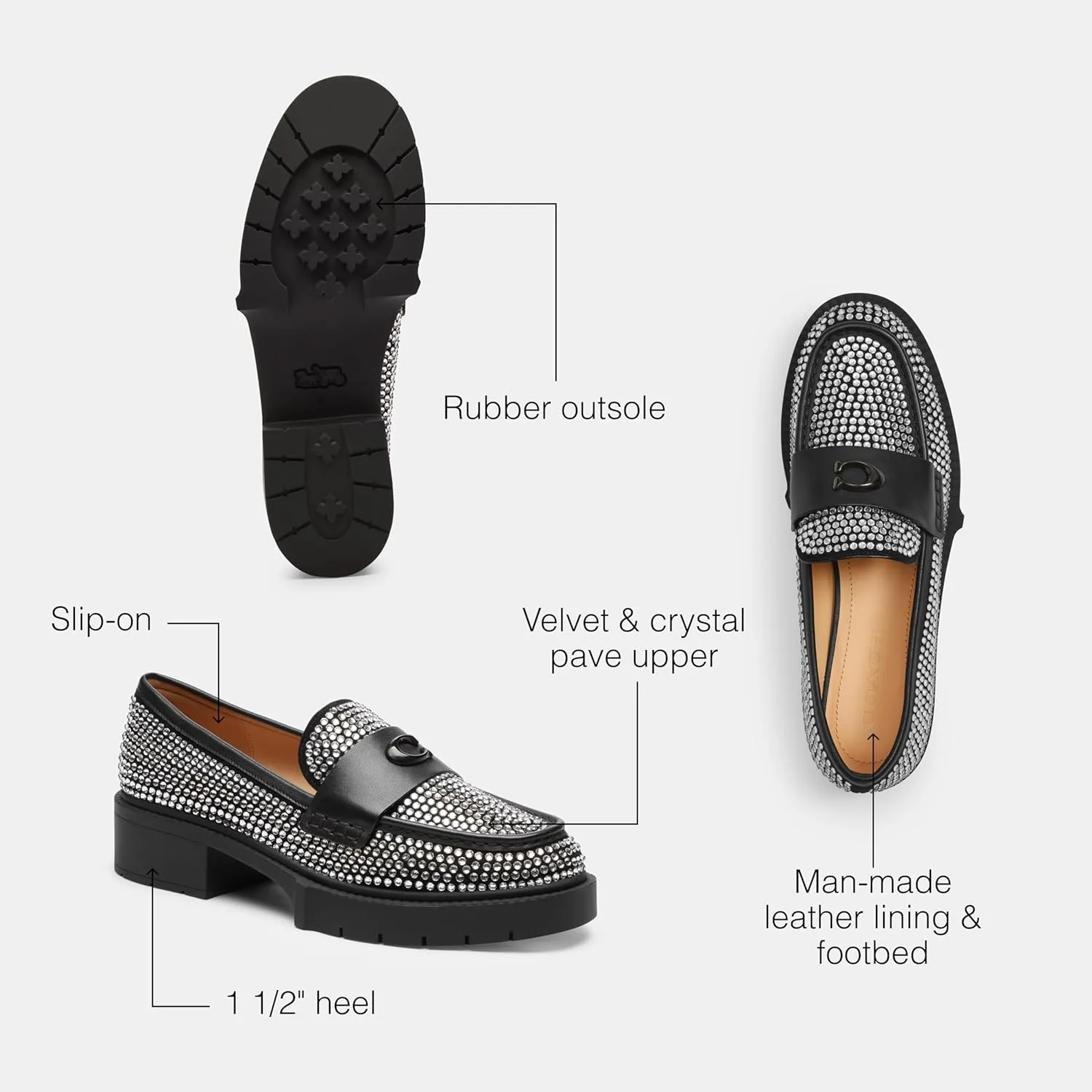 Coach Women's Leah Platform Loafer