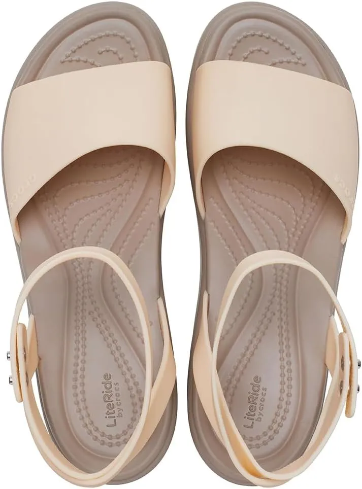 Crocs Women's Brooklyn Ankle Strap Wedges Sandal