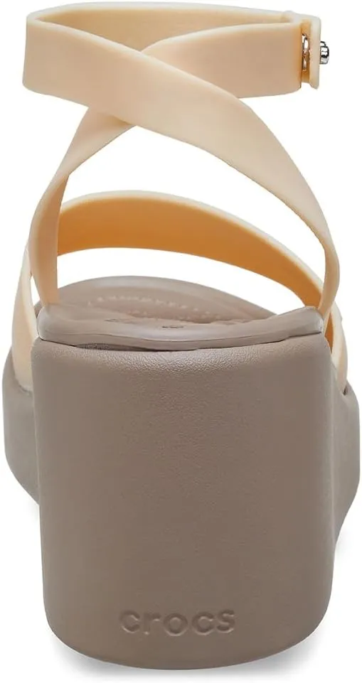 Crocs Women's Brooklyn Ankle Strap Wedges Sandal