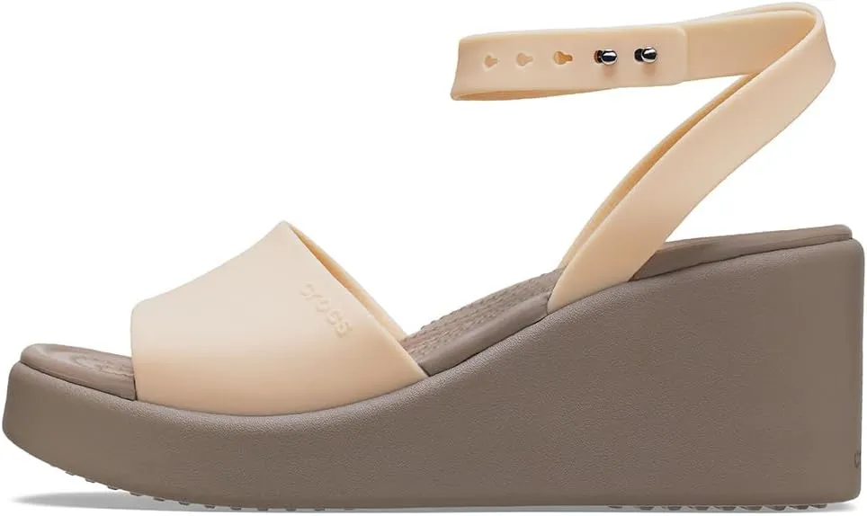 Crocs Women's Brooklyn Ankle Strap Wedges Sandal