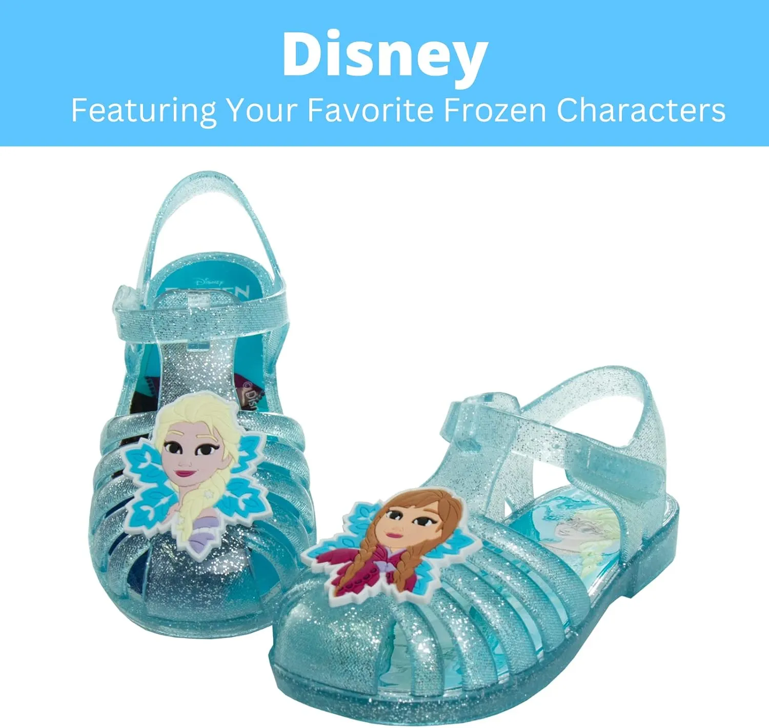Disney Girl's Frozen Jelly Sandal (Toddler/Little Kid)