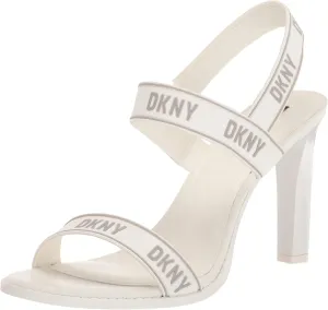 DKNY Women's Logo Slingback Open Toe Heel Heeled Sandal