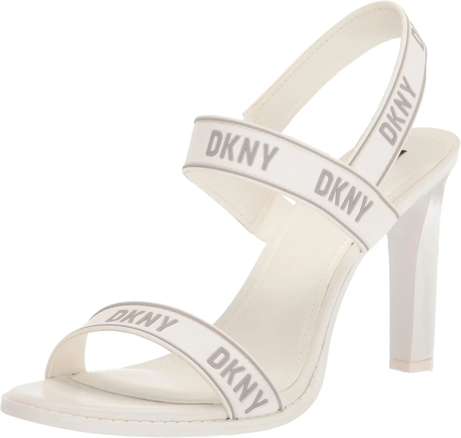 DKNY Women's Logo Slingback Open Toe Heel Heeled Sandal