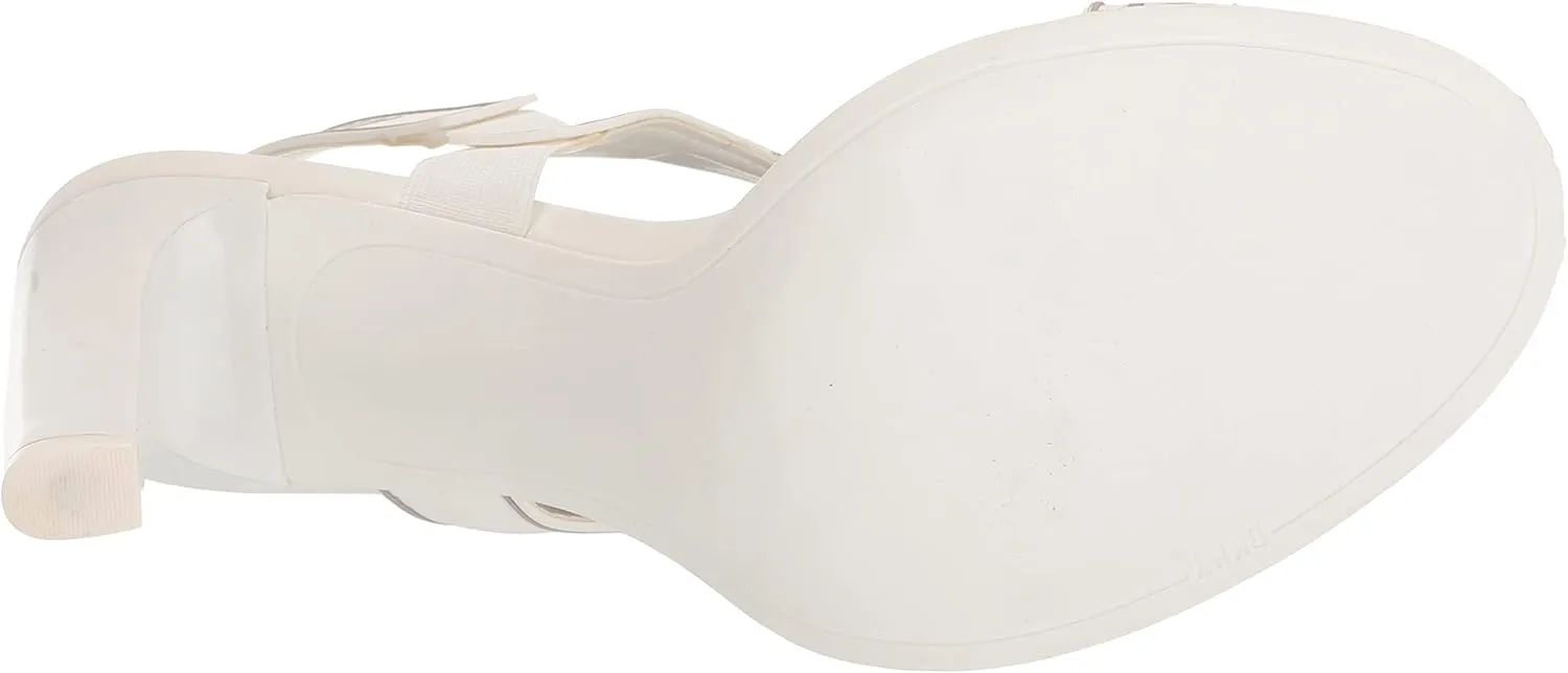 DKNY Women's Logo Slingback Open Toe Heel Heeled Sandal