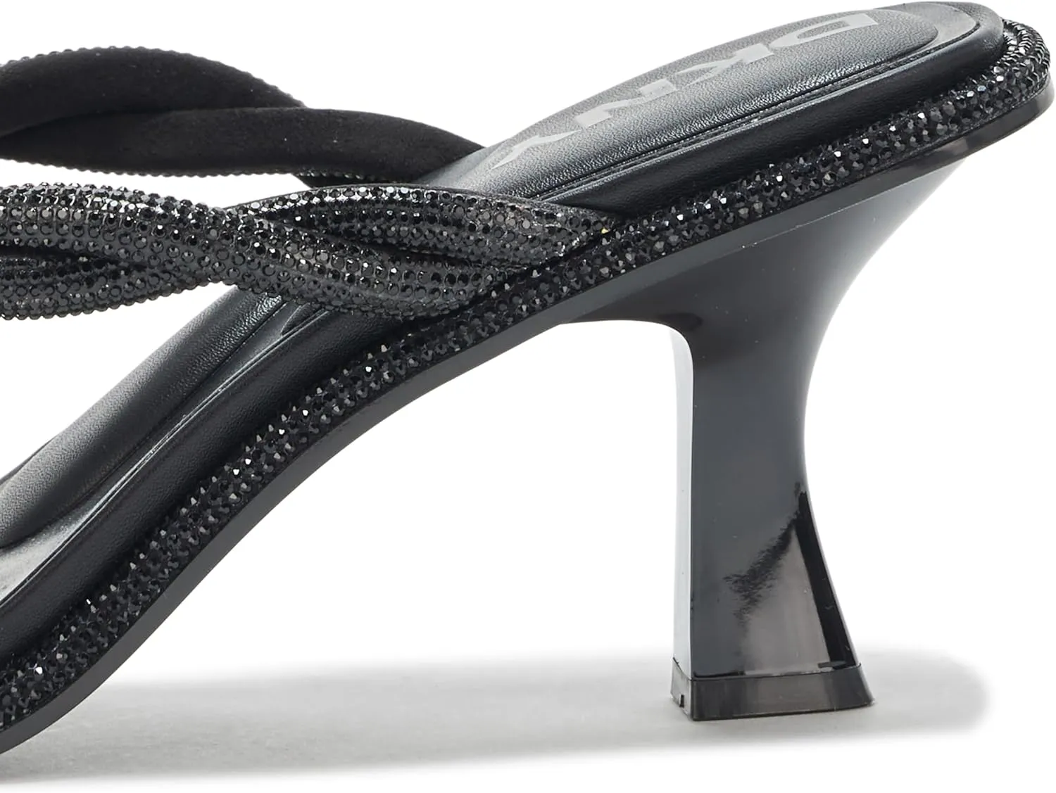 DKNY Women's Rabun Evening Studded Thong Strappy Heeled Sandal