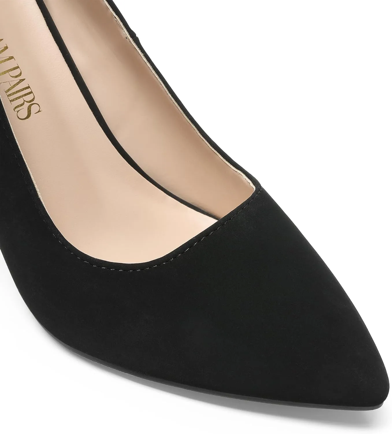 DREAM PAIRS Women's Closed Toe High Heels Dress Pointed Toe Wedding Pump Shoes