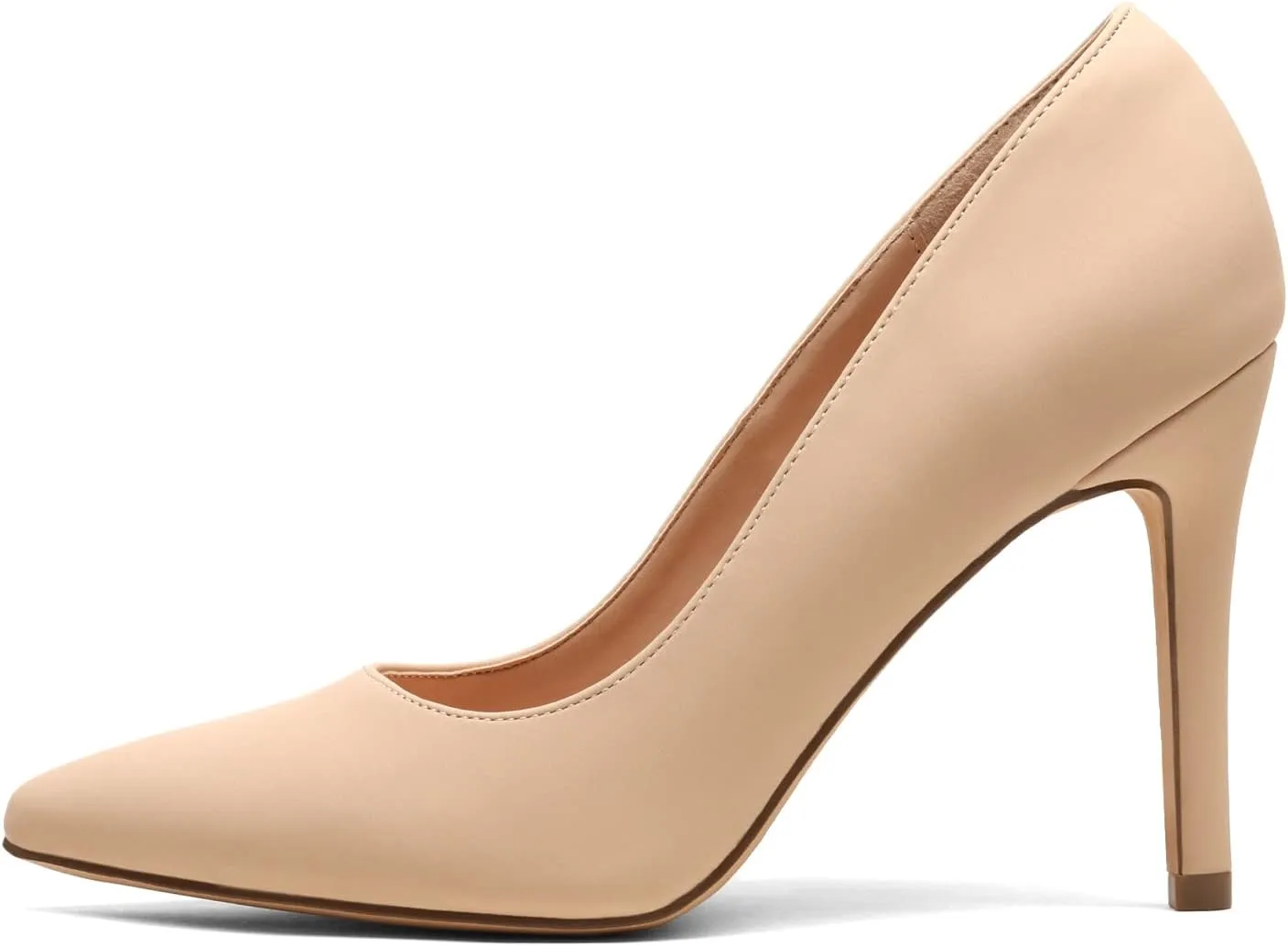DREAM PAIRS Women's Closed Toe High Heels Dress Pointed Toe Wedding Pump Shoes