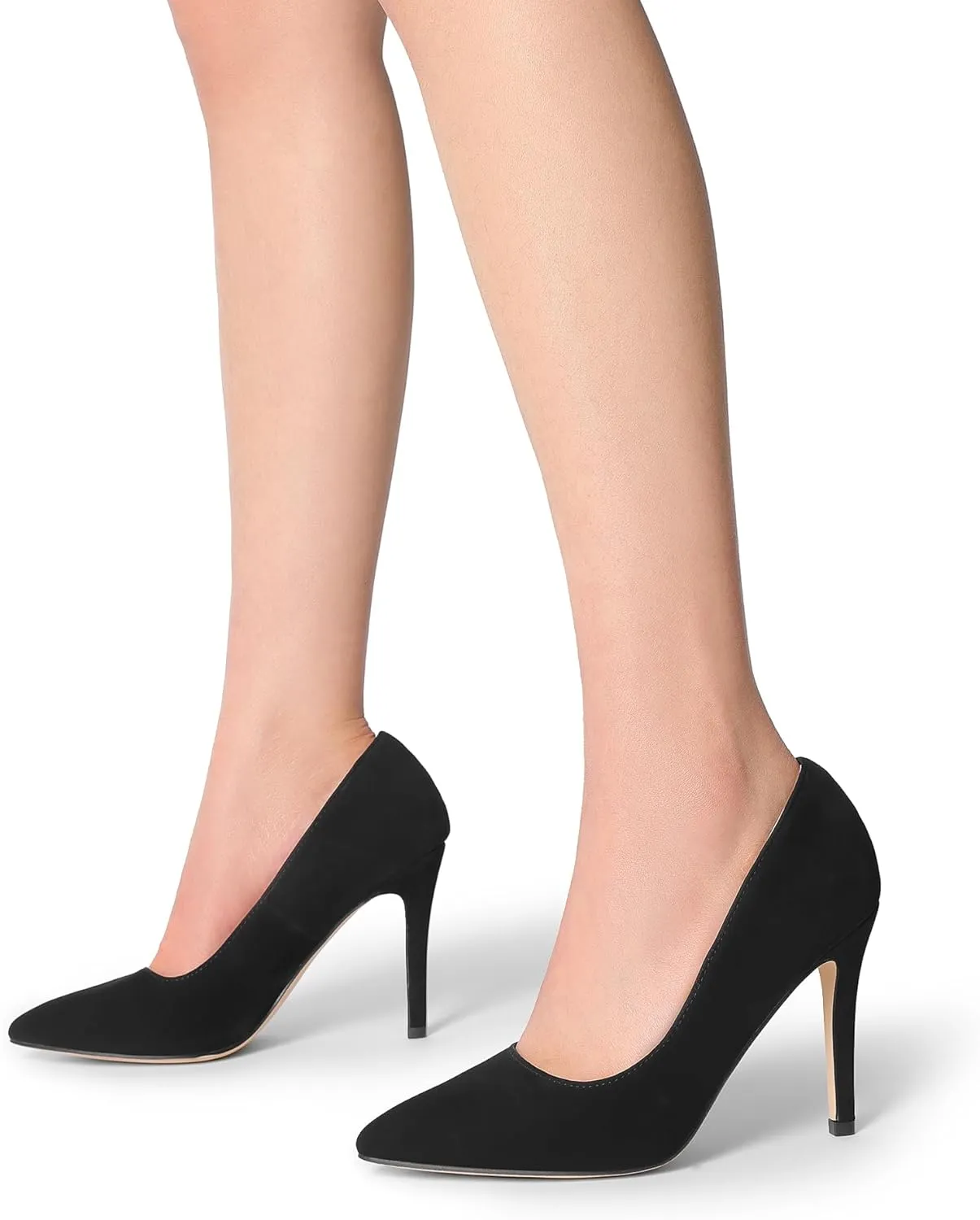 DREAM PAIRS Women's Closed Toe High Heels Dress Pointed Toe Wedding Pump Shoes