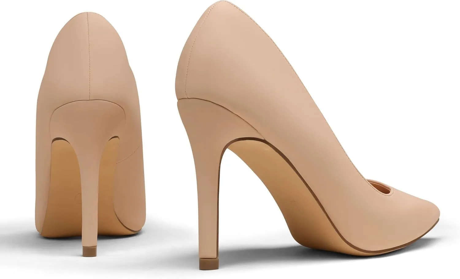 DREAM PAIRS Women's Closed Toe High Heels Dress Pointed Toe Wedding Pump Shoes