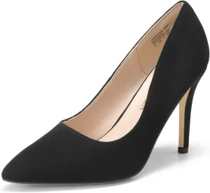 DREAM PAIRS Women's Closed Toe High Heels Dress Pointed Toe Wedding Pump Shoes