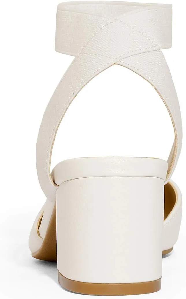 DREAM PAIRS Womens Low Block Chunky Heel Shoes