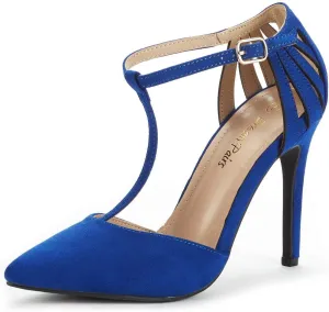 DREAM PAIRS Women's Oppointed-Mary Pump Shoe