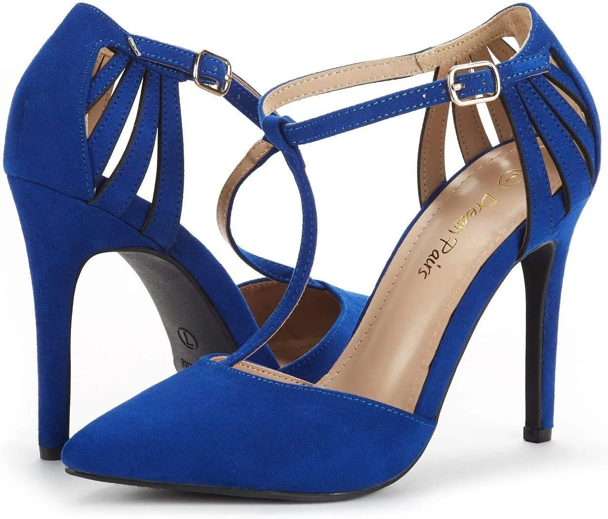 DREAM PAIRS Women's Oppointed-Mary Pump Shoe