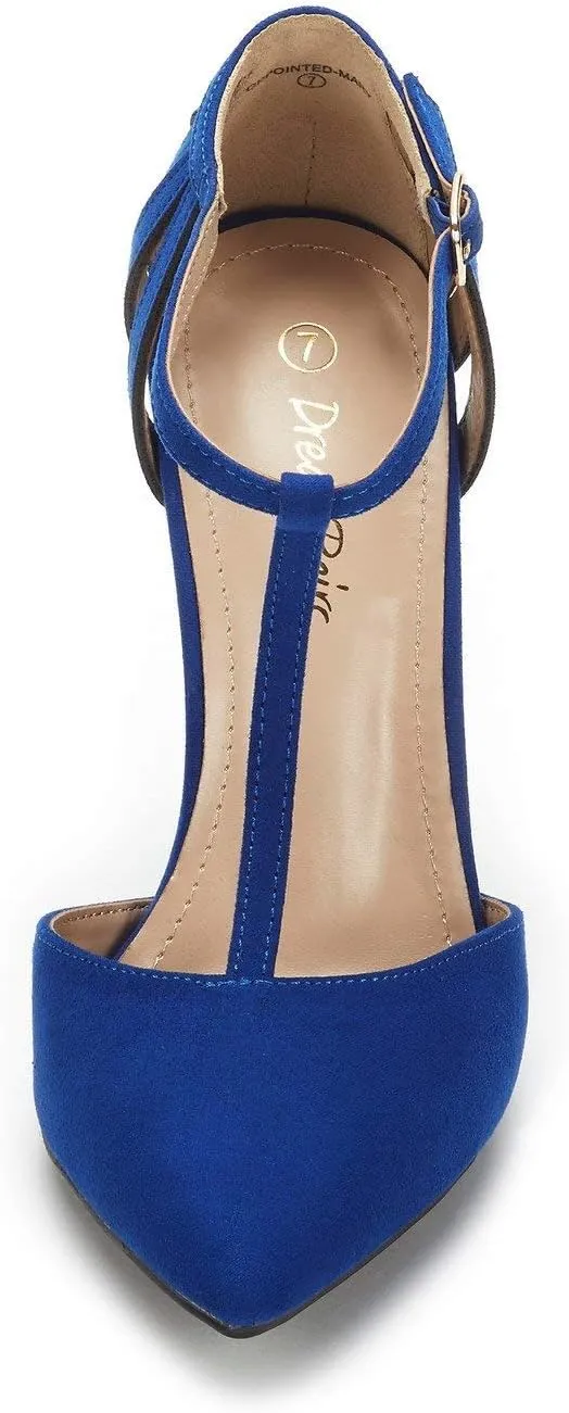 DREAM PAIRS Women's Oppointed-Mary Pump Shoe