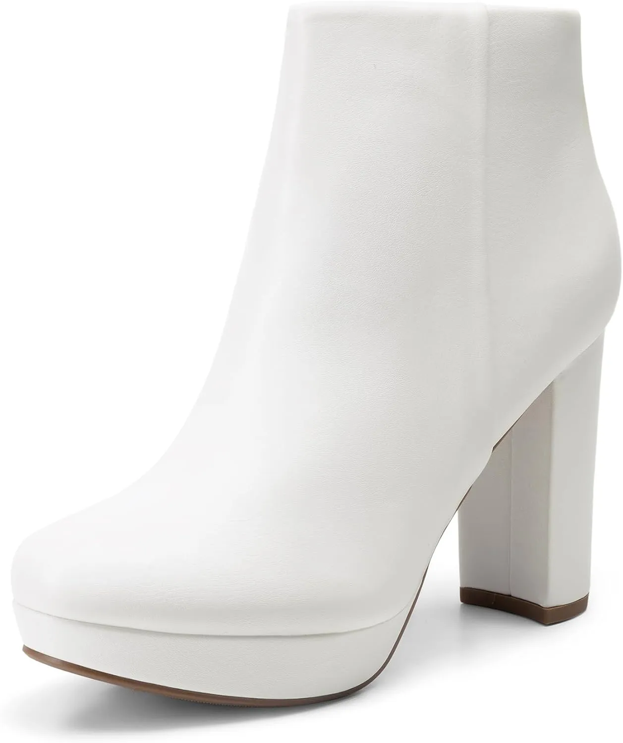 DREAM PAIRS Women's Stomp High Heel Ankle Boots