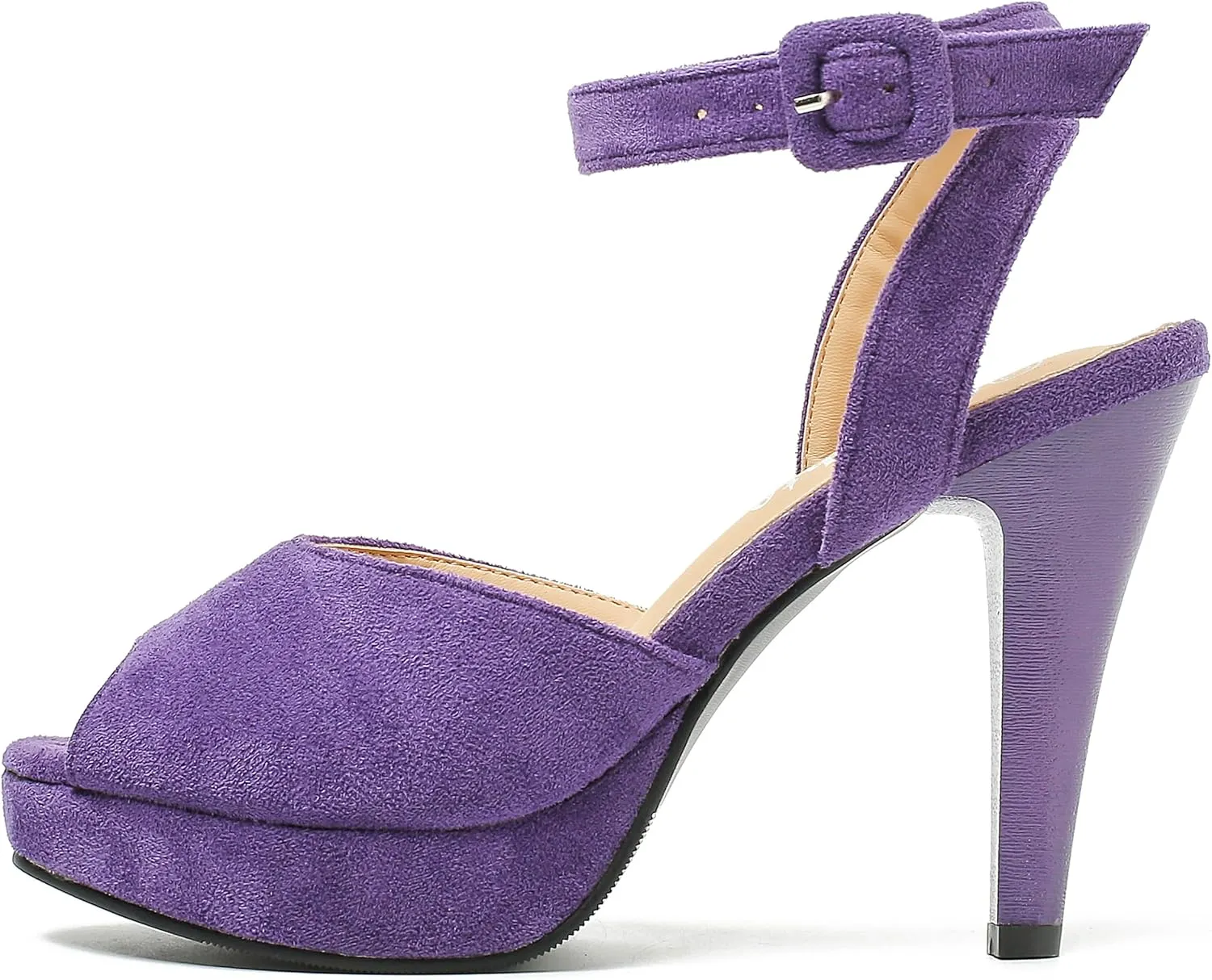 fereshte Women's High Heels Platform Sandals Ankle Strap Slingback Dress Sandal Pump Shoes