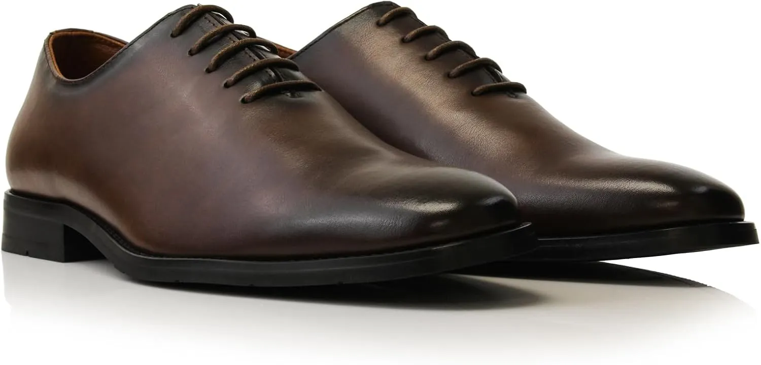 Ferro Aldo Classic Men's Classic Formal Oxford Round Toe Dress Shoes