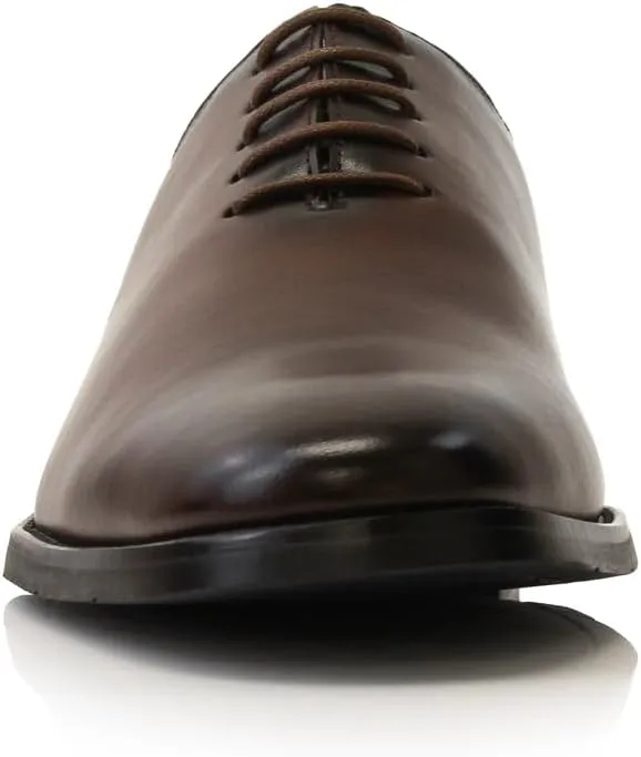 Ferro Aldo Classic Men's Classic Formal Oxford Round Toe Dress Shoes